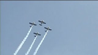 Spectacular aerobatics at Aero India Show