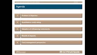 BAI Webinar: Quantitative rating model and valuation of microfinance refinancing