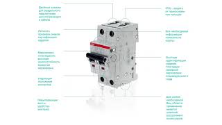 ABB S201 C2 - 1 полюсный автоматический выключатель (2CDS251001R0024)