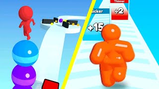 🟢 🟡 Stack Rider Vs Tall Man Run - All Levels Gameplay Android iOS - 27A9P screenshot 5