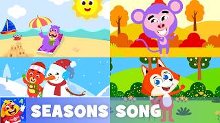 Seasons Song | Kiddopia Songs | 4 Seasons of The Year | Kiddopia Games For Kids