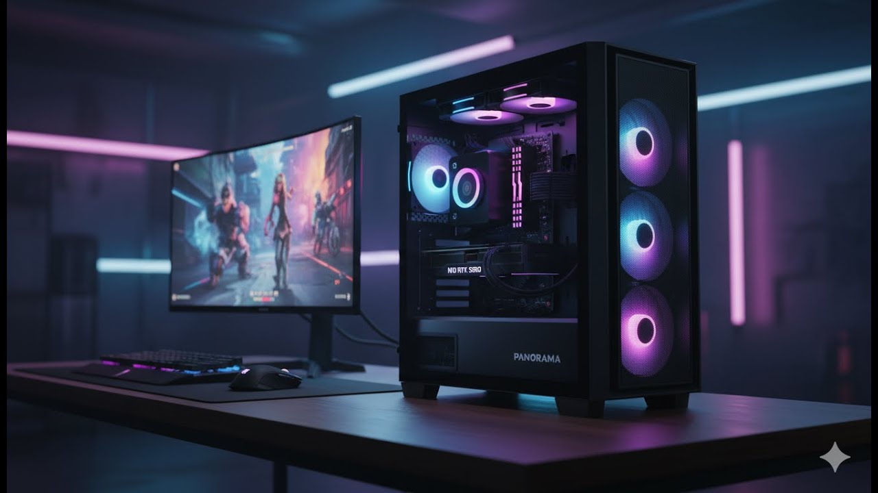 Panorama Gaming Desktop Review | Ryzen 7 5700X + RTX 5060, 32GB DDR4 & 1TB NVMe SSD