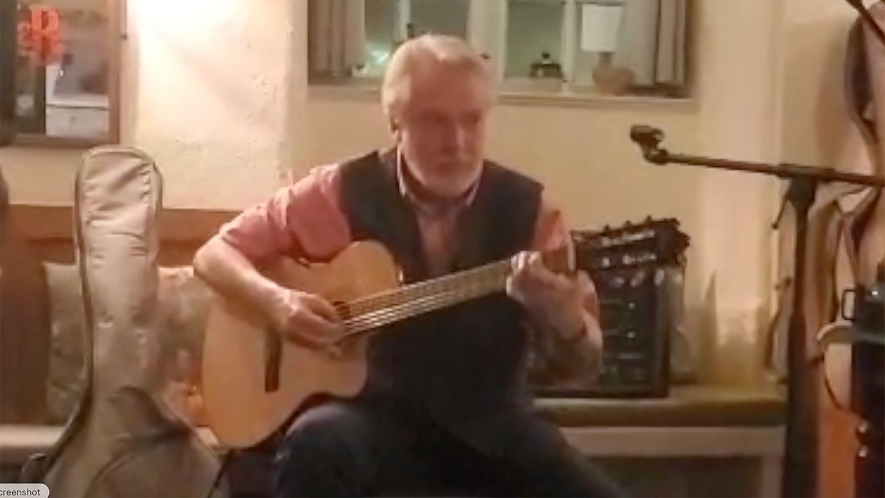 Bill's first solo guitar performance!