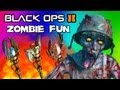 Black Ops 2 Origins Zombies Funny Moments 2 - Staffs Upgraded FUN! (Ice, Fire, Lightning, Wind)