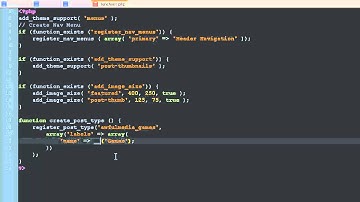 Responsive Wordpress Theme Tutorial   Part 12   Custom Post Type