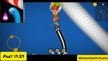 Worms Zone .io Hungry Snake gameplay walkthrough part 19.29 #snake #snakewormazone #games #gameplay