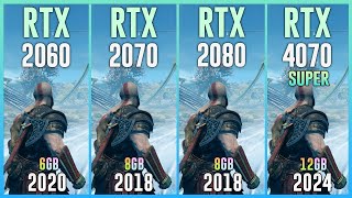 RTX 2060 vs RTX 2070 vs RTX 2080 vs RTX 4070 SUPER - Test in 20 Games