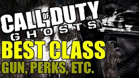 Ghosts: BEST CLASS SETUP Gun, Perks & Attachments! Level Up Fast + High KD (Call of Duty COD Ghost)