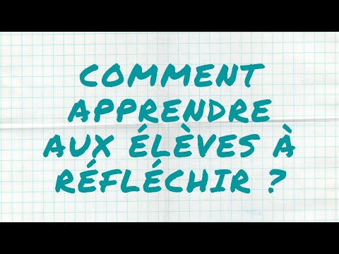 Vidéo: Comment Apprendre à Lire, Réfléchir