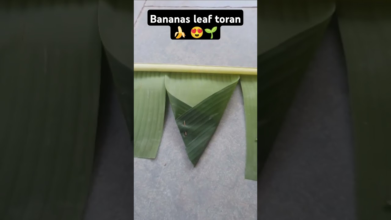 Banana leaf toran# 🆕 