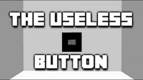 Minecraft The Useless Button Puzzle Map