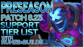 Lohpally's CHALLENGER TOP 5 SUPPORTS Tier List Preseason Patch 8.23