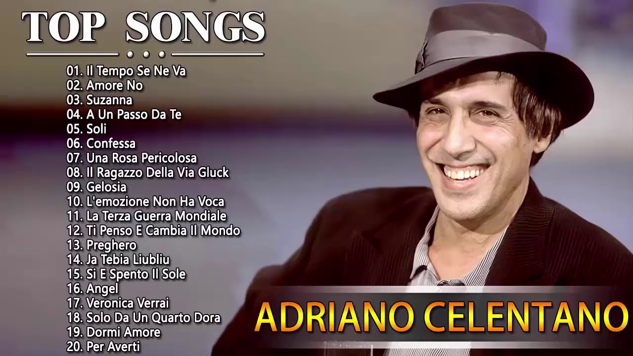 Adriano Celentano Greatest Hits Collection 2021 The Best Of Adriano Celentano Full Album Youtube
