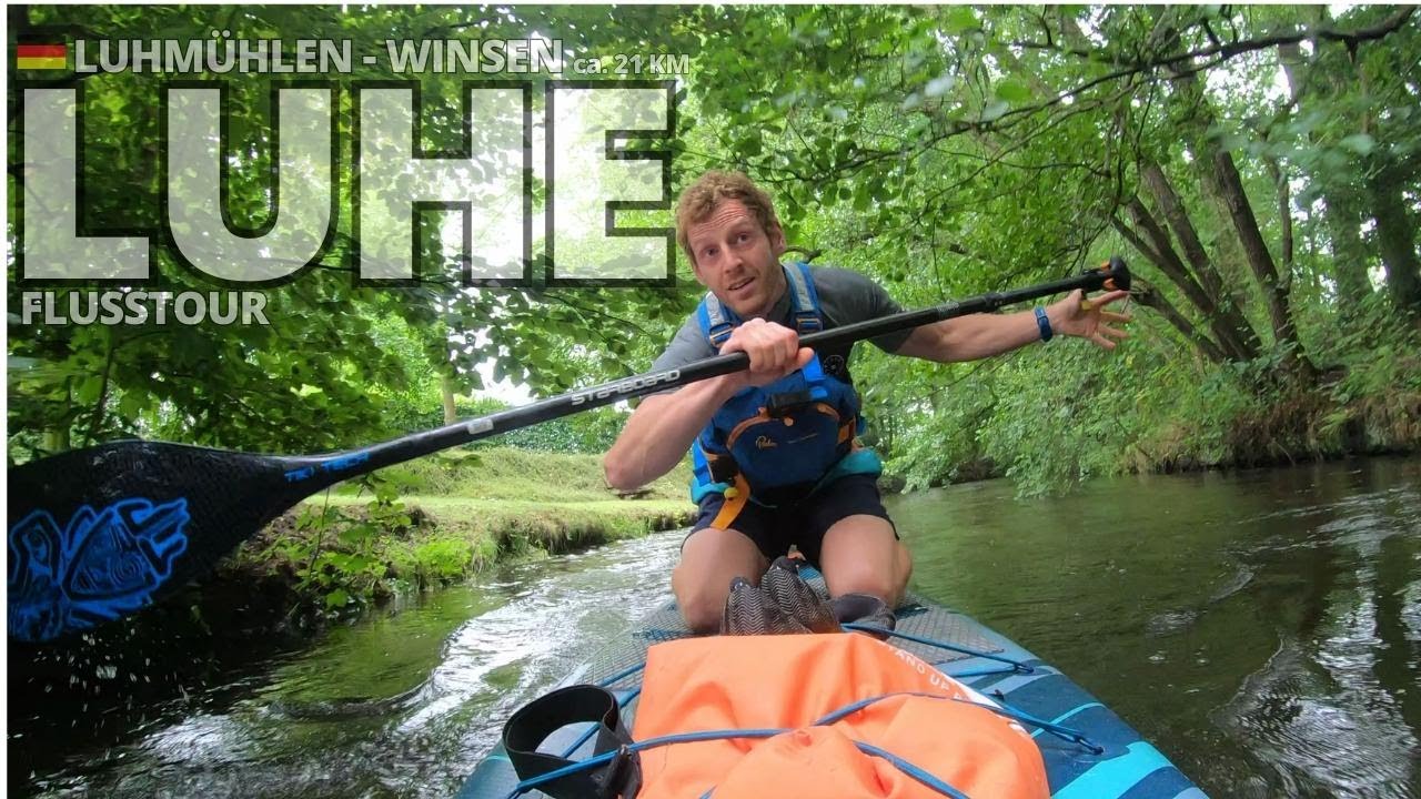 SUP-Tour auf der LUHE: Paddeltour mit ordentlich Action für Baumliebhaber 🌳 | 21 km