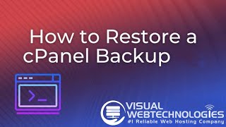 how to restore a full backup in cpanel