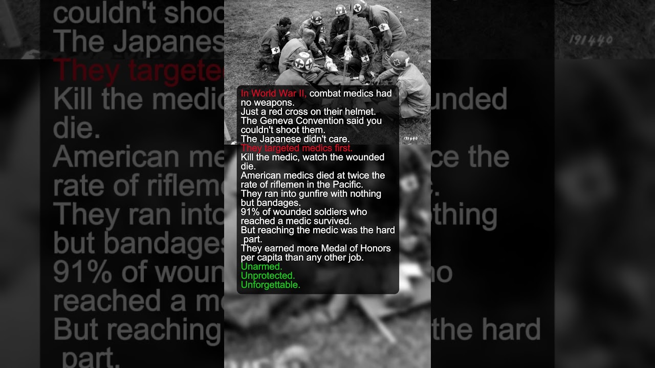 Medics Died at 2x the Rate of Riflemen | Military History Talks