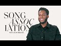 Leon Bridges Sings Miguel, Usher, and "Don't Worry" In a Game of Song Association | ELLE