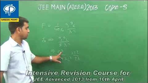 JEE Mains 2013 - Physics -Q27