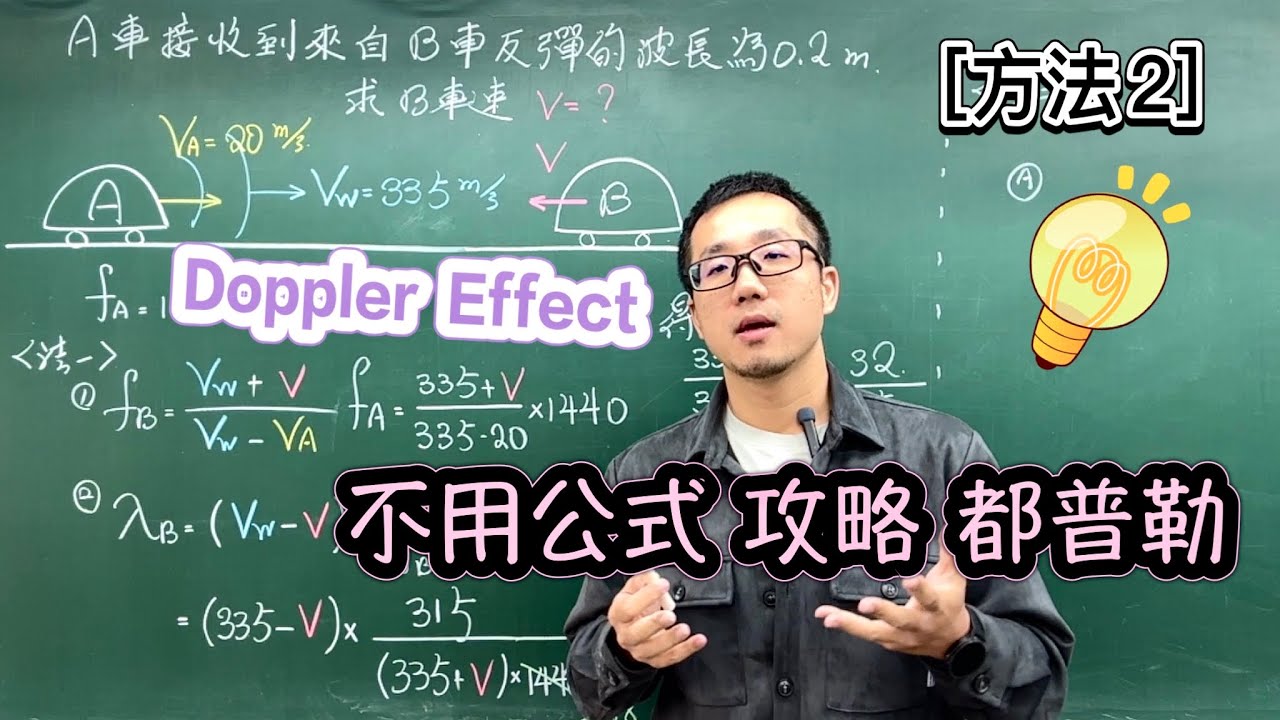 不用公式？就能直觀破解*都普勒效應*？！(Doppler Effect)