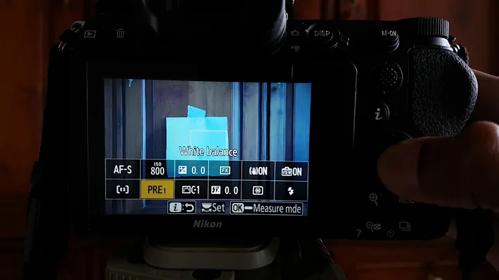 How to set the White Balance on the Nikon Z6 camera