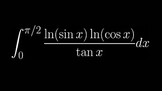 A beautiful log-trig integral featuring an important constant