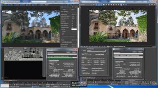 Vray 3.5  to Corona 1,6 Evermotion Scense Test