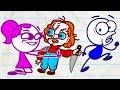 Pencilmate Finds A CREEPY Doll! | Animated Cartoons Characters | Animated Short Films