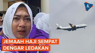 Situasi Jemaah Haji Usai Pendaratan Darurat akibat Mesin Pesawat Garuda Terbakar