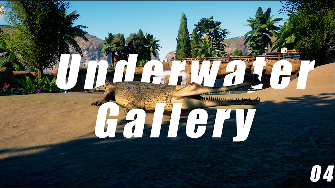 Building an UNDERWATER VIEWING gallery- Planet Zoo (Part 4)