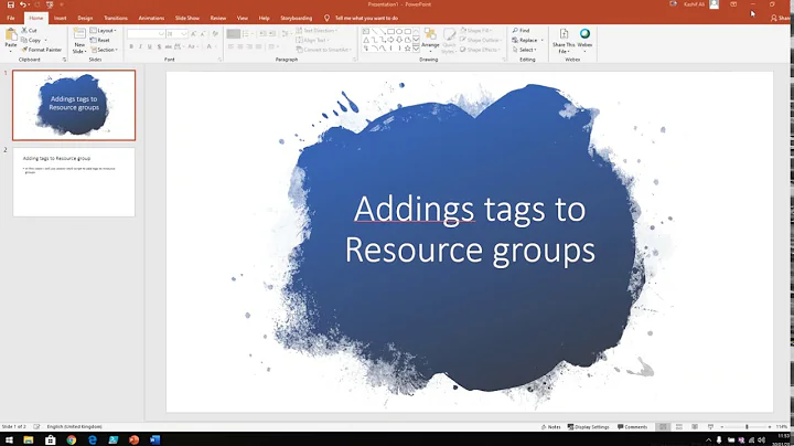 Using Powershell scripting to script Tags in Azure, adding and inheriting from Resource Groups.