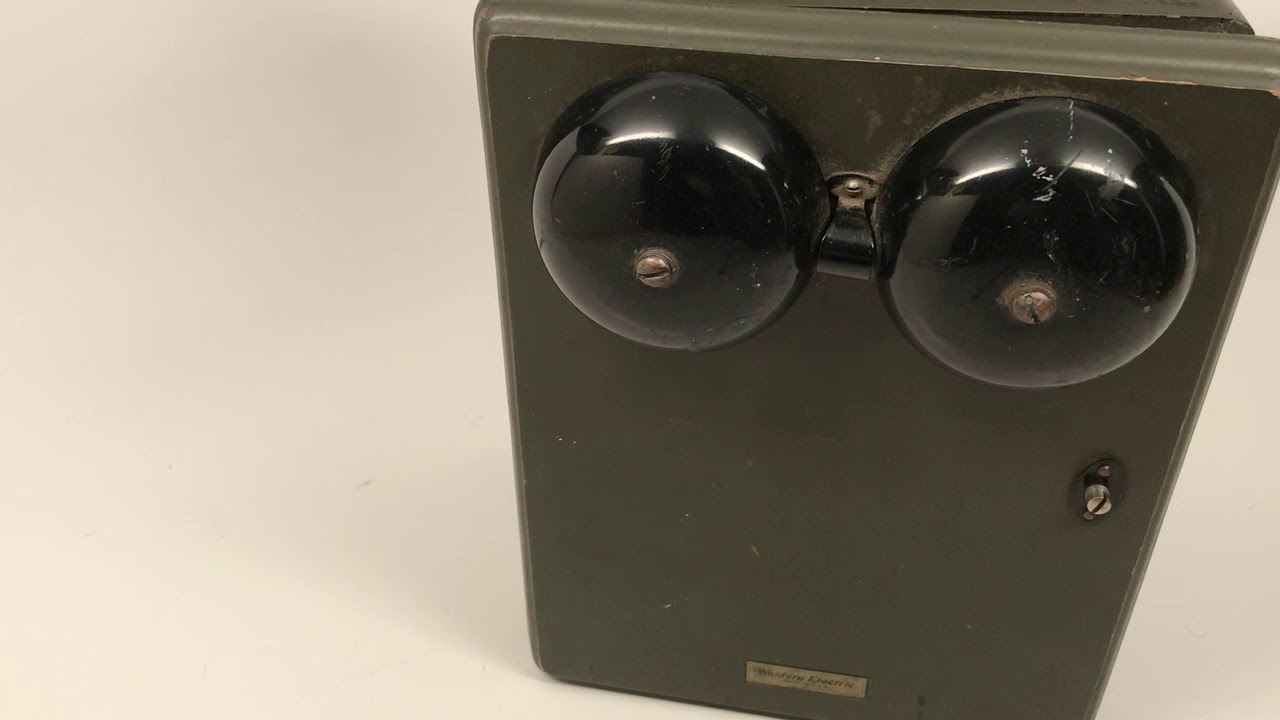 Antique Western Electric model 300 N Telephone Wall Box Ringer YouTube