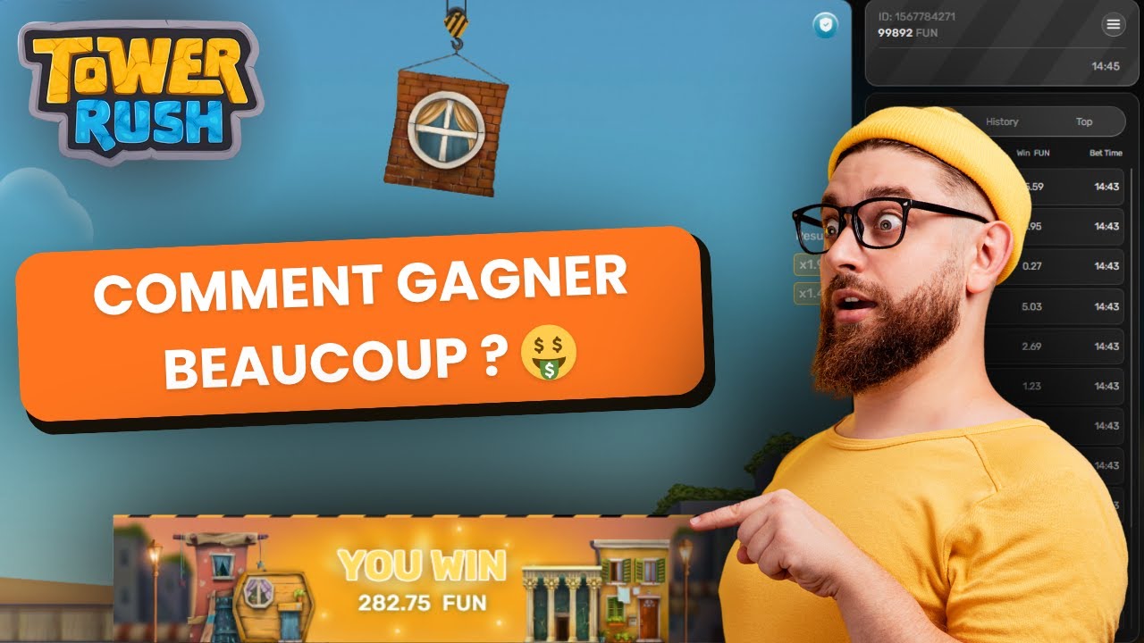 JEU TOWER RUSH 2026 : Ma TECHNIQUE SECRÈTE pour gagner BEAUCOUP PLUS en 2026 (DEMO) 🔥