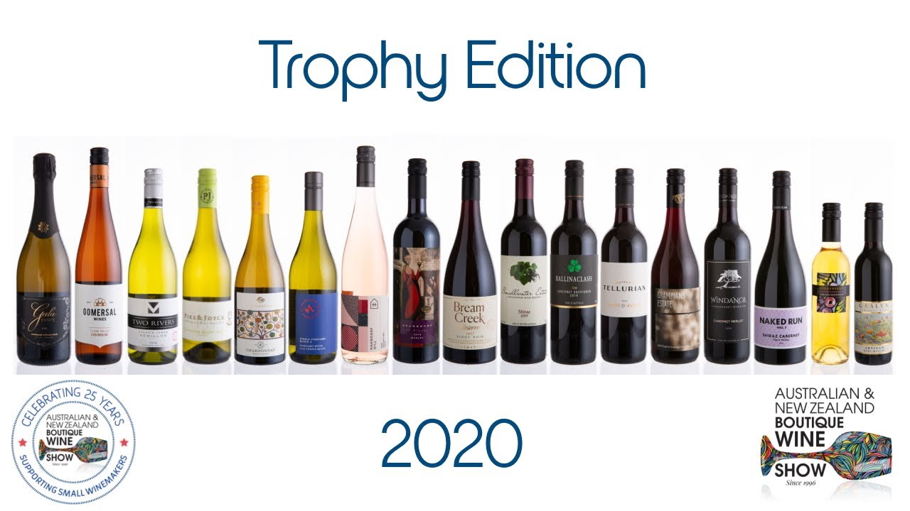 ANZ Boutique Wine Show 2020 - The Full Trophy Wrap edition
