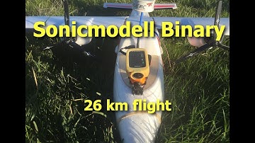Sonicmodell Binary 26km flight