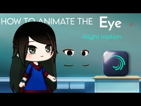 How to Animate the eye in Alight motion || Gacha Stu-Club Tutorial || Aidah (language subtites/cc)