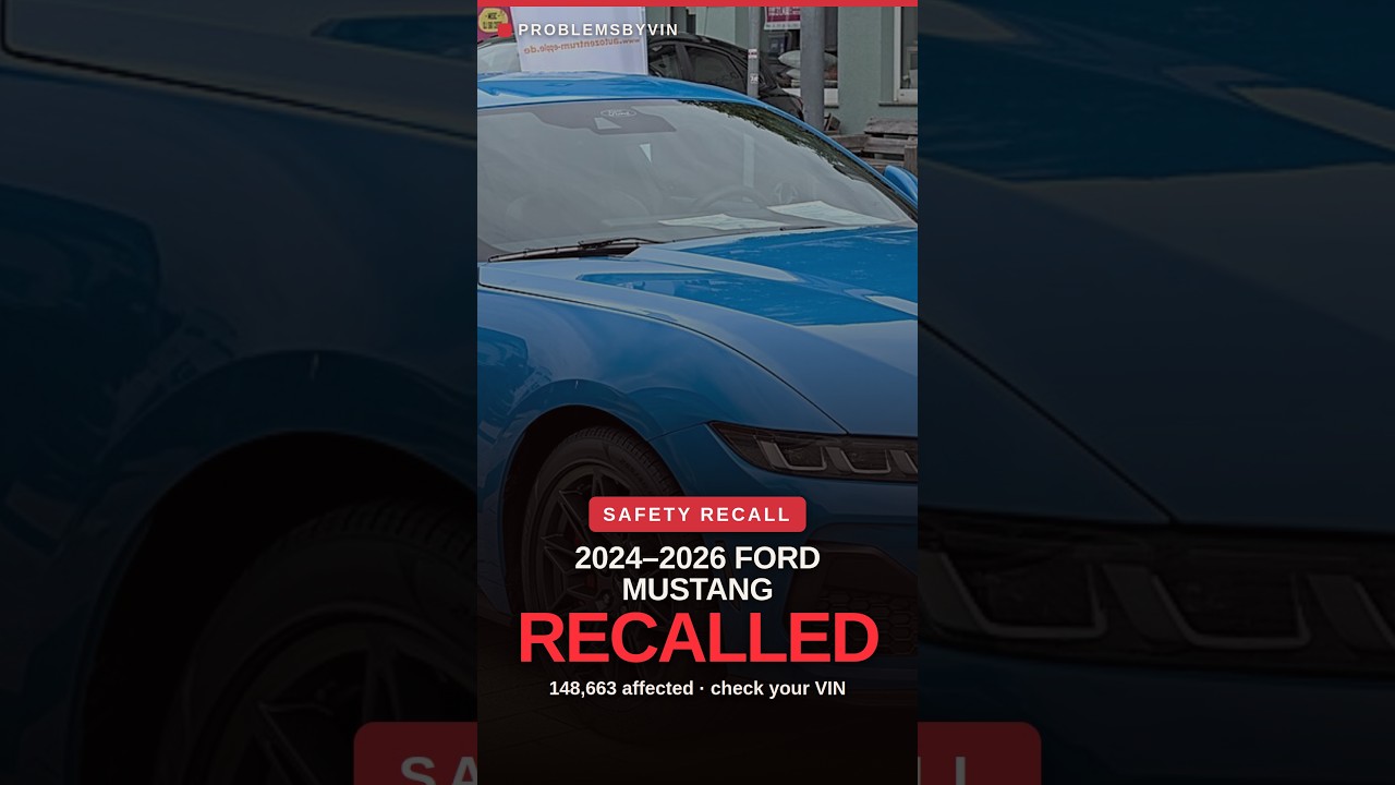 2024 Ford Mustang recall — video thumbnail