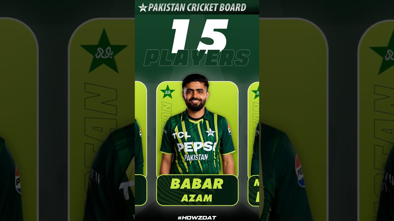 Pakistan's Squad for South Africa T20Is (2024)