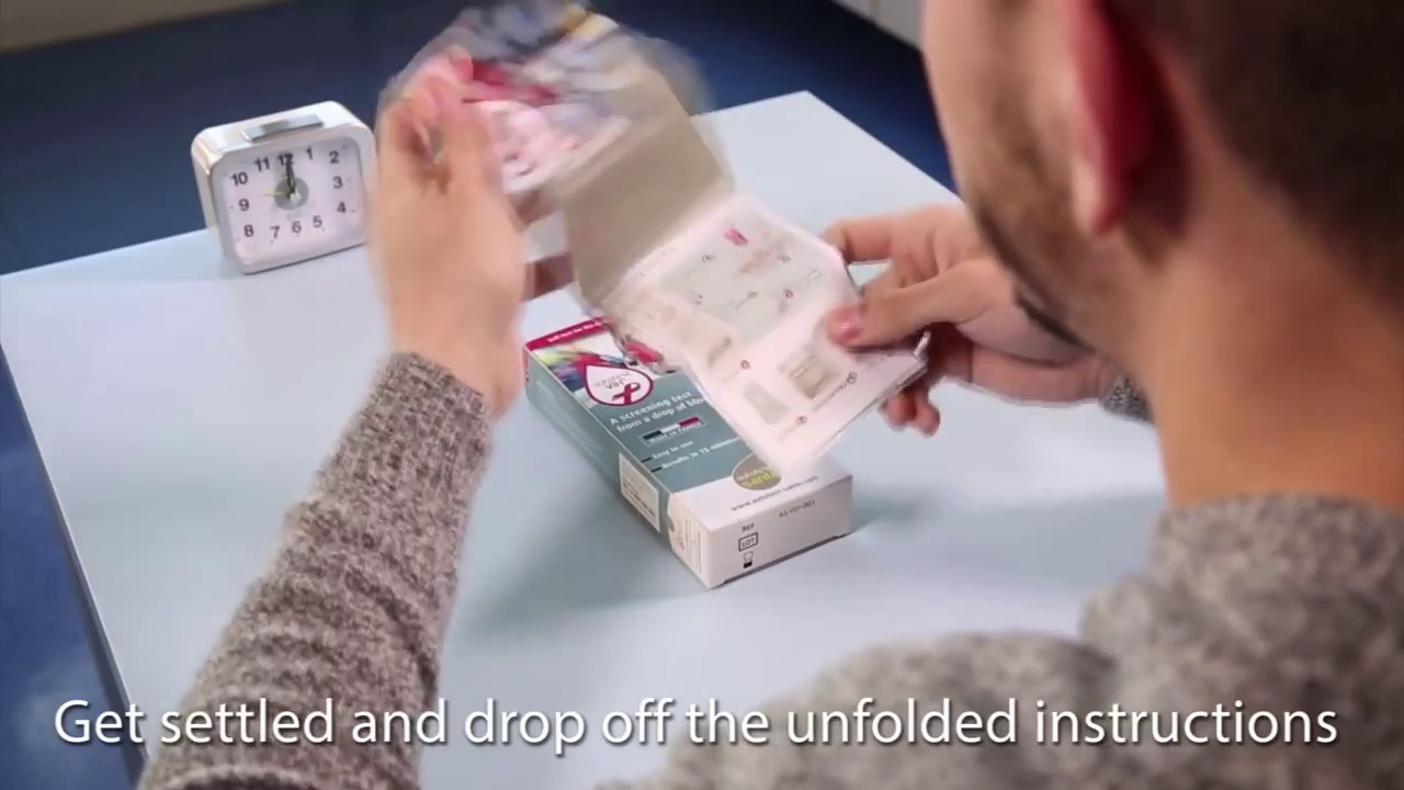 autotest VIH How to use the screening HIV self test YouTube