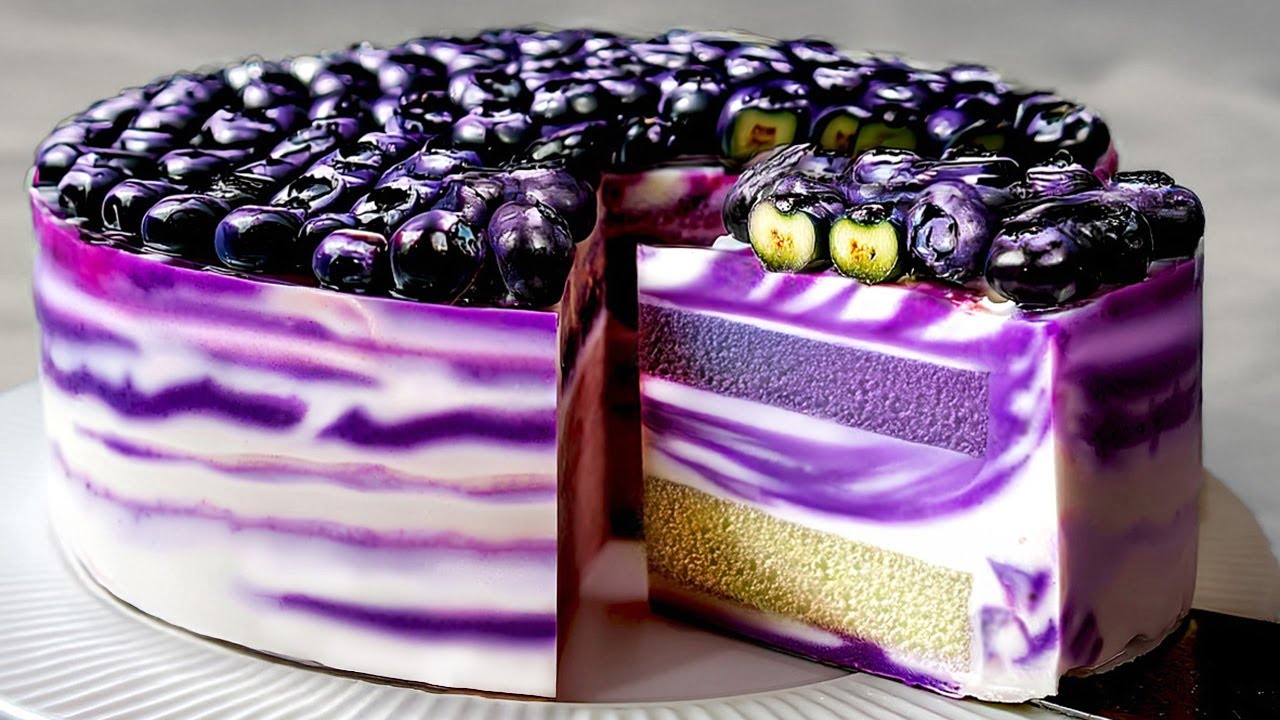 Хит этого лета! Самый нежный и вкусный рецепт черничного торта! Тает во рту!