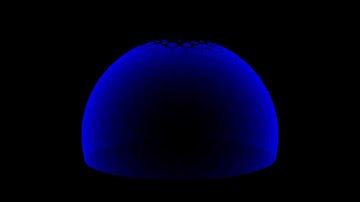 Hexagon Shield Created In Houdini, Renderd In Mantra.