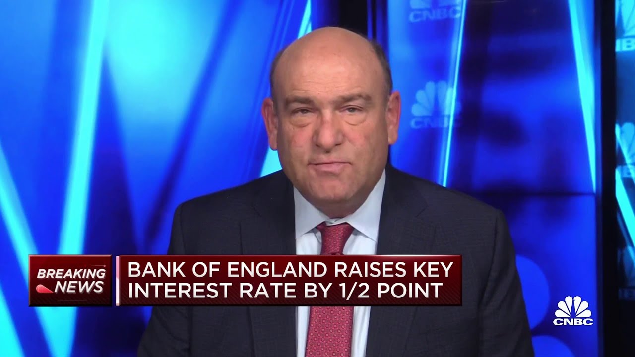 Bank of England raises key interest rate by half a point - YouTube