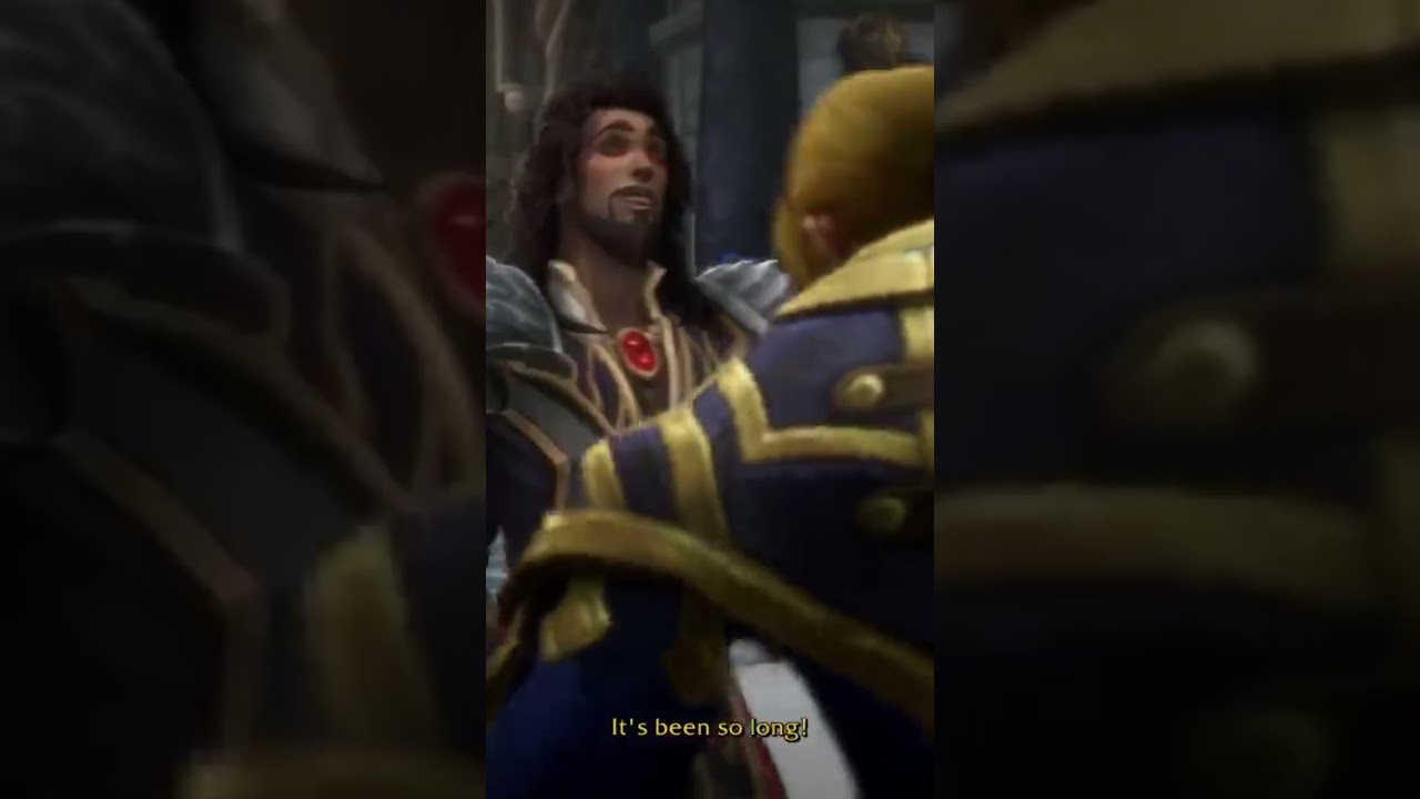 Anduin Punches Wrathion at their reunion