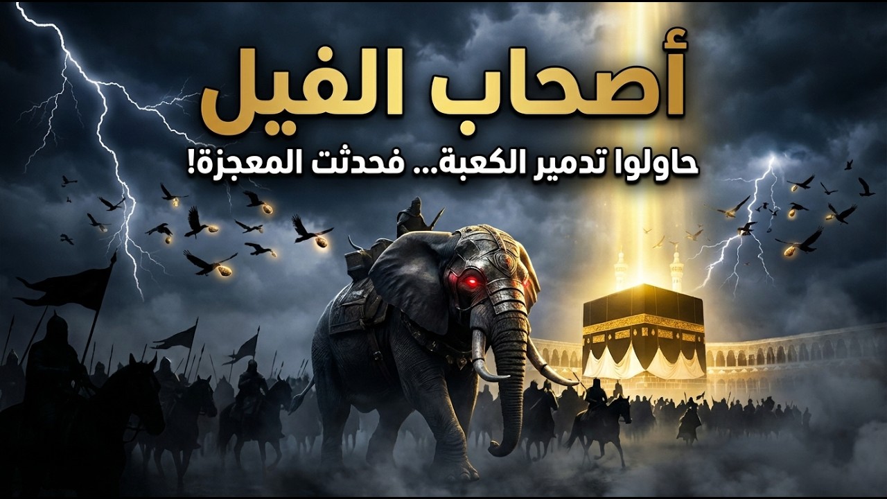 قصة أصحاب الفيل | حاولوا تدمير الكعبة… فدمرهم الله في لحظات! ⚡🐘