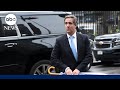 Michael Cohen arrives at Manhattan courthouse ahead of expected testimony