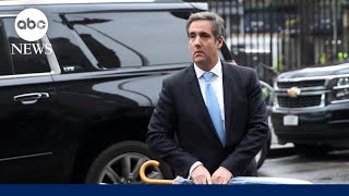 Trump's former lawyer Michael Cohen arrives to testify in criminal hush money trial