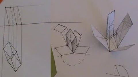 Desarrollo de prisma oblicuo de base romboide