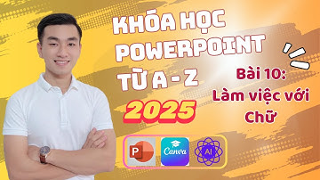 Thêm chữ vào trong Powerpoint | Học powerpoint từ cơ bản đến nâng cao