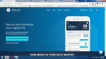 Datum Project Review: Using Smart Contract Blockchain To Store & Trade Our Private Data securely