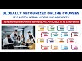 Online 16 Categories Of Courses