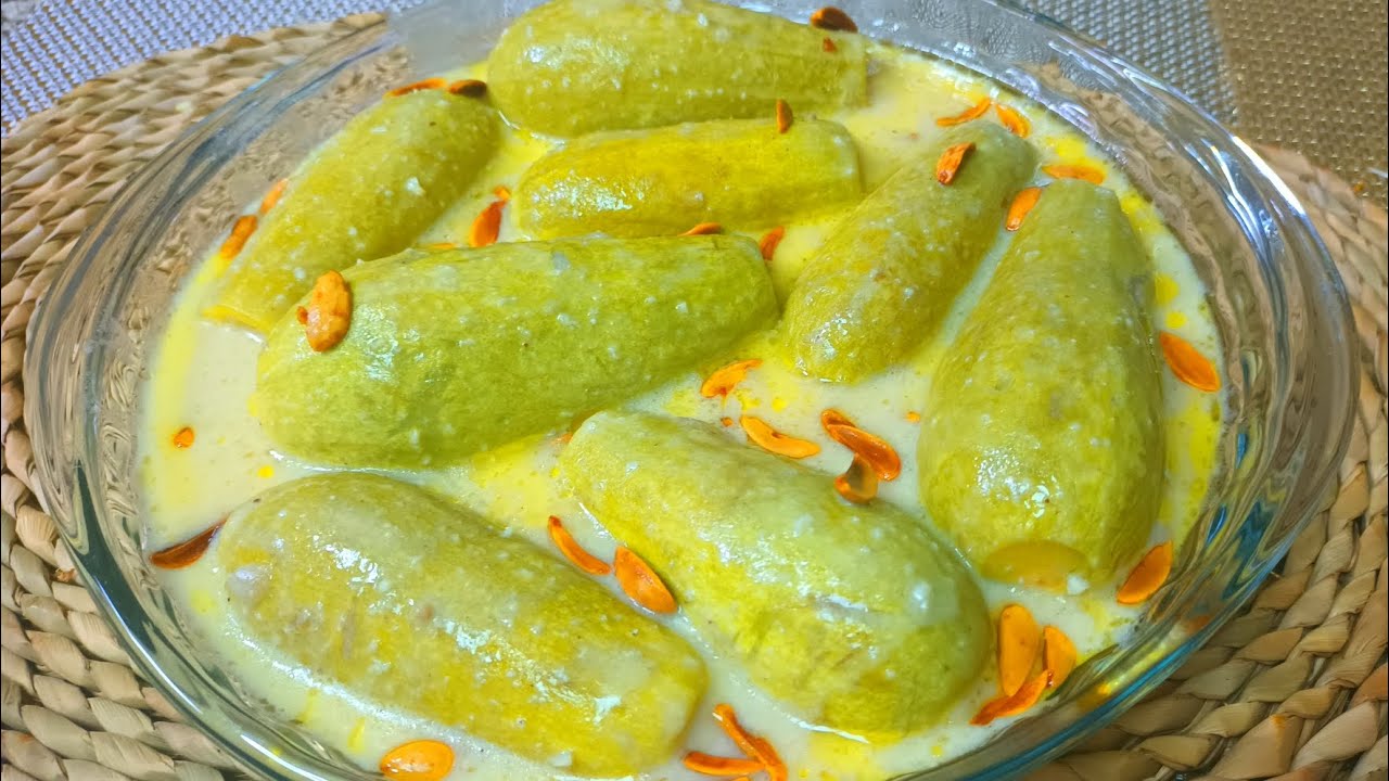 Kousa bil labnah | Lebanese dish / stuffed zucchini with yogurt sauce ...